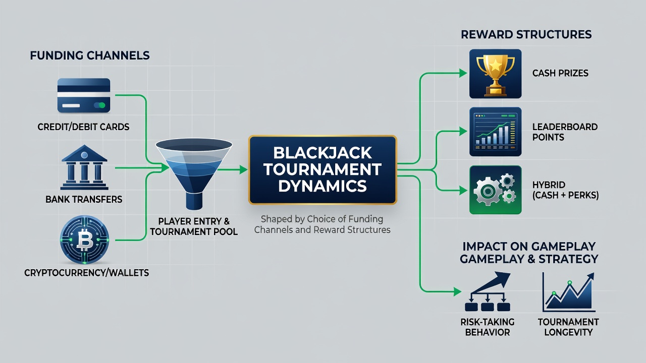 Analyse von Belohnungsflüssen in Blackjack-Turnieren über verschiedene Zahlungskanäle