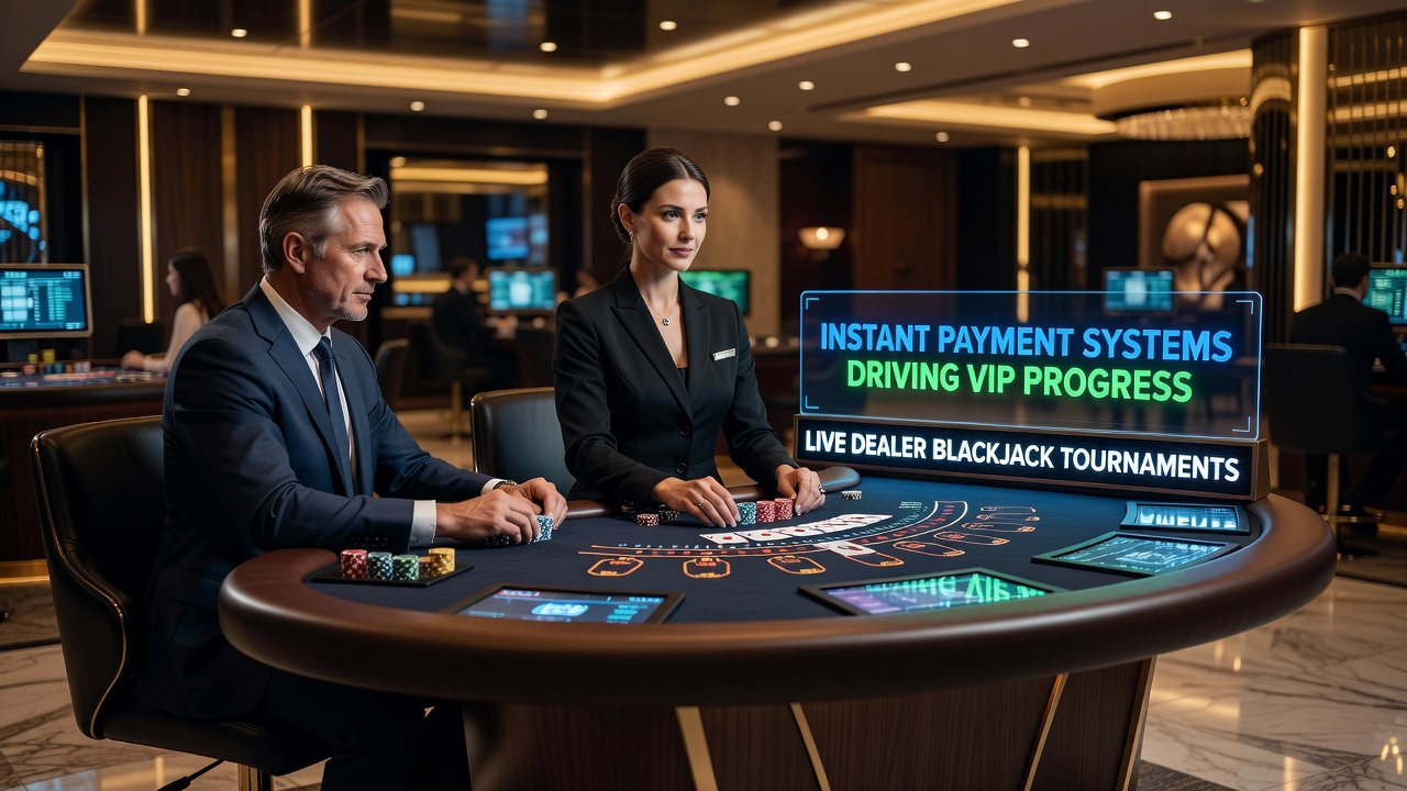 VIP progress tracking in live blackjack events