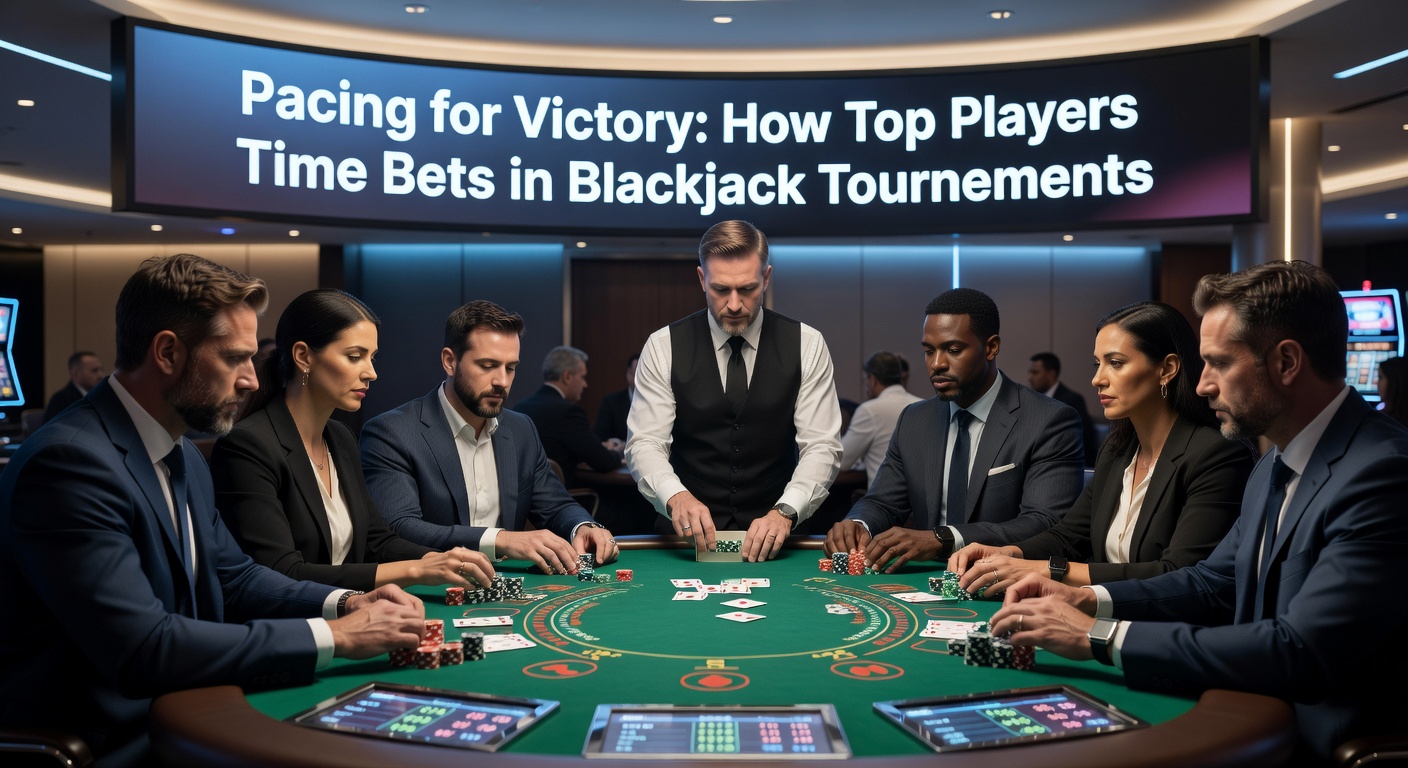 Nahaufnahme eines Spielers, der seinen Chip-Stack überprüft und den nächsten Einsatz kalkuliert, mit Leaderboard im Hintergrund