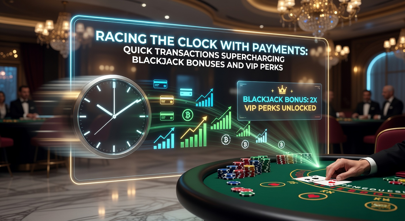 VIP-Level-Up mit Uhr und Kryptozahlungen im Blackjack-Kontext, umgesetzt durch ultraschnelle Transaktionen